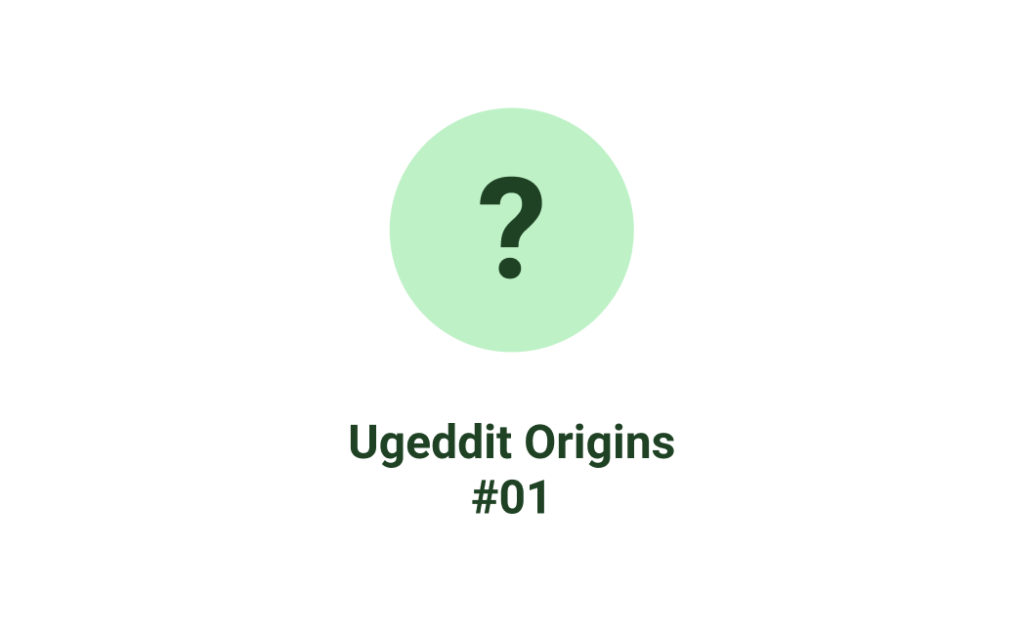 Ugeddit origins image